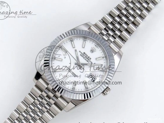 Bracelet Best VR3235 Edition Steel SS 1:1 HGF Dial Datejust 904L on White 41mm 126234 0405